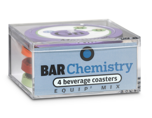 Bar Chemistry coaster set